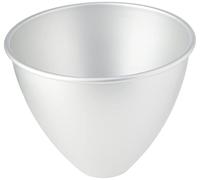 PME - Moule à gâteau DOLL07 en aluminium anodisé, 182 x 149 mm, argenté