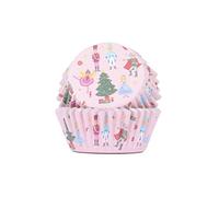 PME Noël Caissettes à cupcakes en Aluminium - Casse-Noisette (30 pièces)