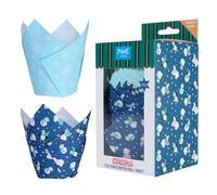 PME Noël Caissettes à Muffins en forme de Tulipe - Gelé (24 pièces)