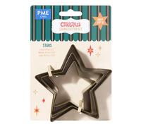 PME Noël Emporte-pièces - Étoiles (3 pièces)