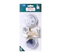 PME Noël Kit de Caissettes à cupcakes et Toppers - Laissez Tomber la Neige (Set de 24)