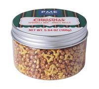 PME Noël Sprinkles - Cloches en Or (160g)