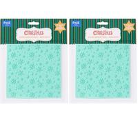 PME Noël Tapis à Relief pour Fondant, Nuits Neigeuses (Lot de 2)