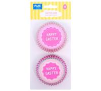 PME Pâques Caissettes à cupcakes en Aluminium - Joyeuses Pâques, Set de 60