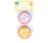 PME Pâques Caissettes à cupcakes en Aluminium - Œufs, Taille Mini (60 pièces)