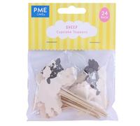 PME Pâques Décorations de Cupcake - Moutons, Set de 24