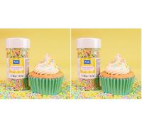 PME Pâques Sprinkles - Jimmies pastel (60g) (Lot de 2)