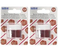 PME Poudres Colorantes - Ombre Brûlée (2g) (Lot de 2)