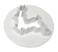 PME RE484 Emporte Pièce Renne, Plastique, Blanc, 6 x 6 x 1 cmRE484