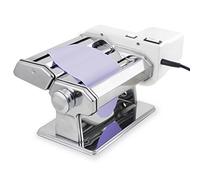 PME - Rouleau et coupoir pour pâte à sucre électrique PME pour décoration de gâteaux (Prise UE), Argent
