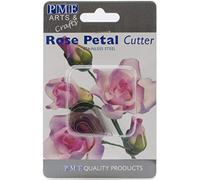 PME RP190 Lot de 4 Emporte Pièces Pétale, Acier Inoxydable, Argent, 2 x 1.2 x 3.8 cm RP190