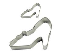 PME SC609 Lot de 2 Emporte pièces Chaussures à Talon pour Biscuits et Gâteaux, Acier Inoxydable, Argent, 7 x 2 x 8 cm SC609