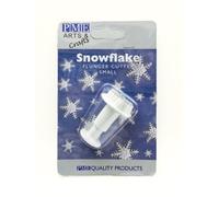 PME SF705 Emporte Pièce à Poussoir Flocon de Neige, Plastique, Blanc, 4 x 1.5 x 4 cmSF705