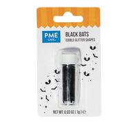 PME Sprinkles en Flocons comestibles d’Halloween - Chauves-souris (1g)