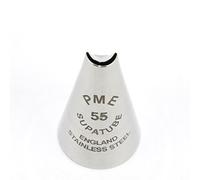 PME - Supatube - Douille Chrysanthèmes/Pétales Arrondies en Acier Inoxydable Sans Soudure n° 55