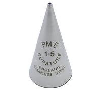 PME - Supatube - Douille d’écriture en Acier Inoxydable Sans Soudure n° 1.5, Silver