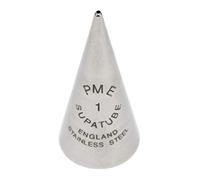 PME - Supatube - Douille d’écriture en Acier Inoxydable Sans Soudure n° 1, Silver