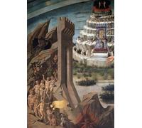 PMEFGJDPE Célèbre Affiche Artistique Images Peintures Dante Alighieri et sa comédie de Domenico Di o Art Mural Moderne Pour la Décoration Murale 60x90cm