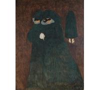 PMEFGJDPE Célèbre Affiche Artistique Images Peintures Domino de Léon Spilliaert Art Mural Moderne Pour la Décoration Murale 60x90cm