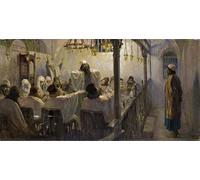 PMEFGJDPE Célèbre Affiche Artistique Images Peintures Il est coupable de mort ! de Vasilij Dmitrievitch Polenov Art Mural Moderne Pour la Décoration Murale 60x90cm
