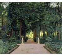 PMEFGJDPE Célèbre Affiche Artistique Images Peintures Jardins d'Aranjuez par Santiago Rusiñol Art Mural Moderne Pour la Décoration Murale 60x90cm