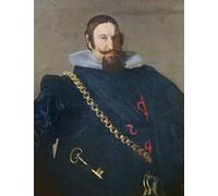 PMEFGJDPE Célèbre Affiche Artistique Images Peintures le détail Olivares du haut du corps par Diego Velazquez Art Mural Moderne Pour la Décoration Murale 60x90cm