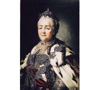 PMEFGJDPE Célèbre Affiche Artistique Images Peintures Portrait de Catherine Ii de Russie par Alexandre Roslin Art Mural Moderne Pour la Décoration Murale 60x90cm