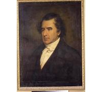 PMEFGJDPE Célèbre Affiche Artistique Images Peintures Portrait de François Jean Arago par Ary Scheffer Art Mural Moderne Pour la Décoration Murale 60x90cm
