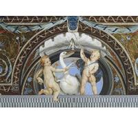 PMEFGJDPE Célèbre Affiche Artistique Images Peintures Putti avec un pélican par Anton Raphael Mengs Art Mural Moderne Pour la Décoration Murale 60x90cm
