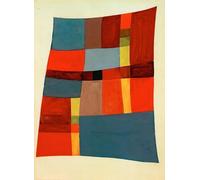 PMEFGJDPE Célèbre Affiche Artistique Images Peintures Rythmes Libres de Sophie Täuber Arp Art Mural Moderne Pour la Décoration Murale 60x90cm