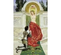 PMEFGJDPE Célèbre Affiche Artistique Images Peintures Tannhauser dans le Venusburg par John Collier Art Mural Moderne Pour la Décoration Murale 60x90cm