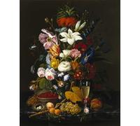 PMEFGJDPE Célèbre Imprimer l'affiche Murale Tableaux Bouquet par le célèbre peintre Animaux Art Posters Pour la Décoration de Bureau 60x90cm