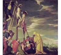 PMEFGJDPE Célèbre Imprimer l'affiche Murale Tableaux Calvaire de Paolo Veronese Animaux Art Posters Pour la Décoration de Bureau 60x90cm