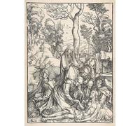 PMEFGJDPE Célèbre Imprimer l'affiche Murale Tableaux la Lamentation de laPassion d'Albrecht Dürer Animaux Art Posters Pour la Décoration de Bureau 60x90cm
