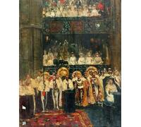 PMEFGJDPE Célèbre Imprimer l'affiche Murale Tableaux le Couronnement de George V de Jacques Emile Blanche Animaux Art Posters Pour la Décoration de Bureau 60x90cm