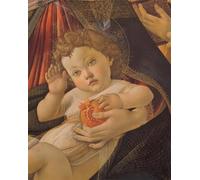 PMEFGJDPE Célèbre Imprimer l'affiche Murale Tableaux Marie avec l'enfant et six anges de Sandro Botticelli Animaux Art Posters Pour la Décoration de Bureau 60x90cm