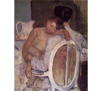 PMEFGJDPE Célèbre Imprimer l'affiche Murale Tableaux Mère tenant un enfant dans ses bras par Mary Cassatt Animaux Art Posters Pour la Décoration de Bureau 60x90cm