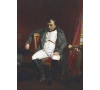 PMEFGJDPE Célèbre Imprimer l'affiche Murale Tableaux Napoléon à Fontainebleau lors de la première abdication de Paul Delaroche Animaux Art Posters Pour la Décoration de Bureau 60x90cm