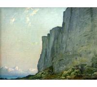 PMEFGJDPE Célèbre Imprimer l'affiche Murale Tableaux Paysage marin avec falaises Harry Van Der Weyden Animaux Art Posters Pour la Décoration de Bureau 60x90cm
