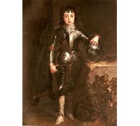 PMEFGJDPE Célèbre Imprimer l'affiche Murale Tableaux Portrait de Charles Ii Quand de Galles Sir Antony Van Dyck Animaux Art Posters Pour la Décoration de Bureau 60x90cm