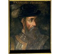 PMEFGJDPE Célèbre Imprimer l'affiche Murale Tableaux Portrait de Francisco Pizarro conquérant espagnol du Pérou par Jean Laurent Mosnier Animaux Art Posters Pour la Décoration de Bureau 60x90cm