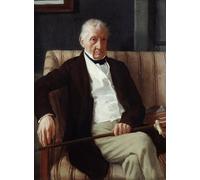 PMEFGJDPE Célèbre Imprimer l'affiche Murale Tableaux Portrait d'Hilaire De Grand père de l'artiste par Edgar Degas Animaux Art Posters Pour la Décoration de Bureau 60x90cm