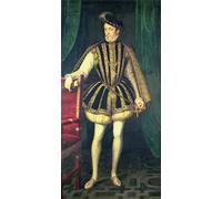 PMEFGJDPE Célèbre Imprimer l'affiche Murale Tableaux Roi Charles Ix de France par François Clouet Animaux Art Posters Pour la Décoration de Bureau 60x90cm