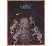 PMEFGJDPE Célèbre Imprimer l'affiche Murale Tableaux Saturne de Hans Thoma Animaux Art Posters Pour la Décoration de Bureau 60x90cm