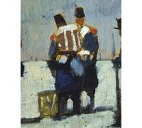 PMEFGJDPE Célèbre Imprimer l'affiche Murale Tableaux Soldats français par Fattori Animaux Art Posters Pour la Décoration de Bureau 60x90cm