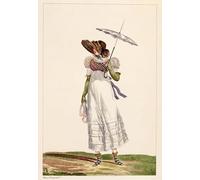PMEFGJDPE Célèbre Imprimer l'affiche Murale Tableaux une robe d'été pour femme par Antoine Charles Horace Vernet Animaux Art Posters Pour la Décoration de Bureau 60x90cm
