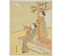 PMEFGJDPE Célèbre Imprimer l'affiche Murale Tableaux Voir la lune par un artiste célèbre Animaux Art Posters Pour la Décoration de Bureau 60x90cm