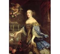 PMEFGJDPE De Célèbres Tableaux Art Mural Toile Affiche de Peinture Anne Marie Louise D'Orléans Duchesse de Montpensier par Pierre Mignard Tableau d'art Abstrait Pour la Décoration du Salon 60x90cm