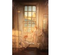 PMEFGJDPE De Célèbres Tableaux Art Mural Toile Affiche de Peinture le vol des hirondelles de John Henry Lorimer Tableau d'art Abstrait Pour la Décoration du Salon 60x90cm