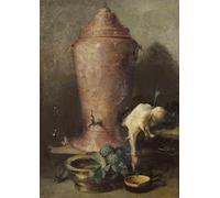 PMEFGJDPE De Célèbres Tableaux Art Mural Toile Affiche de Peinture Nature morte à la fontaine de Guillaume Romain Fouace Tableau d'art Abstrait Pour la Décoration du Salon 60x90cm